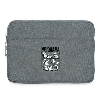 Pas de drame, juste des vibrations, Lama - Sacoche pour ordinateur portable 15 pouces - gris chiné - Devant