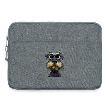 Schnauzer - Laptop bag 15" - heather grey - Front
