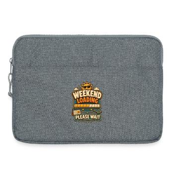 Chargement du week-end, veuillez patienter - Sacoche pour ordinateur portable 15 pouces - gris chiné - Devant