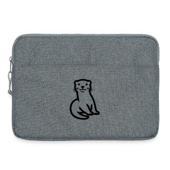 otter - Laptop bag 15" - heather grey - Front