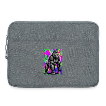 gorille - Sacoche pour ordinateur portable 15 pouces - gris chiné - Devant