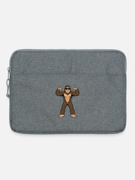 Bigfoot muskulöse dunkle Brille - Laptoptasche 15" - Grau meliert