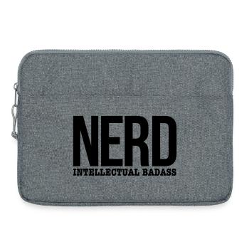 nerd - Laptop bag 15" - heather grey - Front
