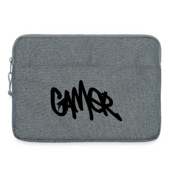 Gamer - Laptoptasche 15" - Grau meliert - Vorne