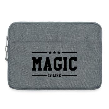Magic is life - Sacoche pour ordinateur portable 15 pouces - gris chiné - Devant