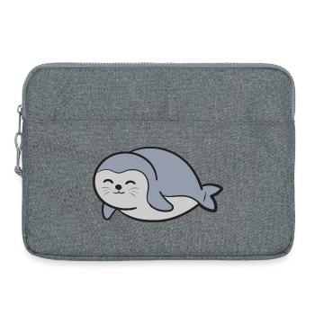 Robbe Seehund - Laptoptasche 15" - Grau meliert - Vorne