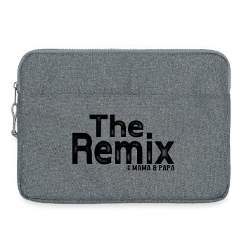 The Remix by mom and dad – Funny children's design - Laptop bag 15" - heather grey - Front