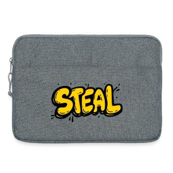 Signe d’accord de vol - Sacoche pour ordinateur portable 15 pouces - gris chiné - Devant