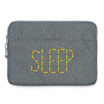 Sommeil de carottes - Sacoche pour ordinateur portable 15 pouces - gris chiné - Devant