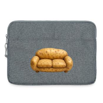 PATATE DE CANAPÉ - Sacoche pour ordinateur portable 15 pouces - gris chiné - Devant