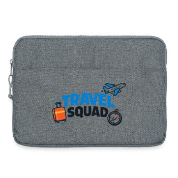 Travel Squad Adventurer Theme - Laptop bag 15" - heather grey - Front