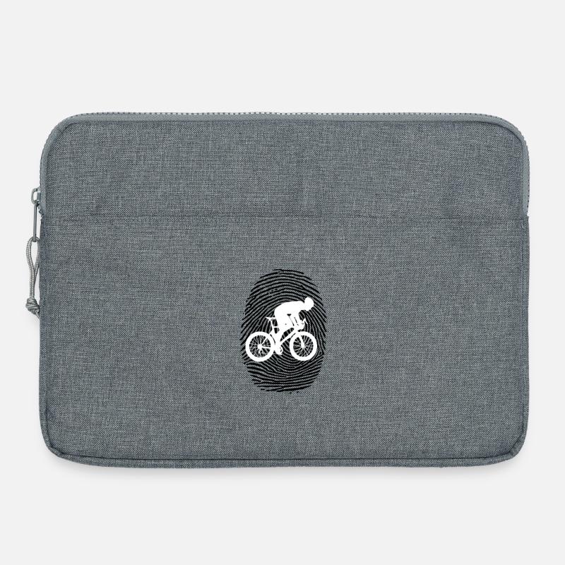 Radfahrer - Laptoptasche 15" - Grau meliert