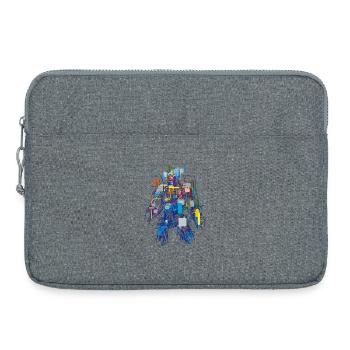 Cyber Android Abstract - Laptop bag 15" - heather grey - Front