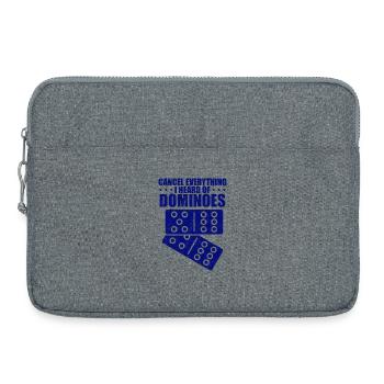 Domino Design - Laptoptasche 15" - Grau meliert - Vorne