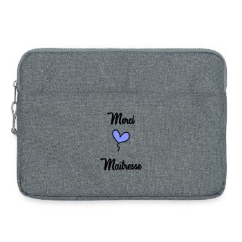 DANKE, HERRIN - Laptoptasche 15" - Grau meliert - Vorne
