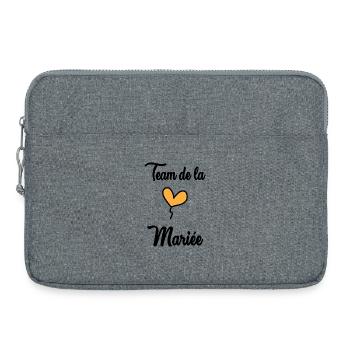 BRIDE TEAM - Laptop bag 15" - heather grey - Front