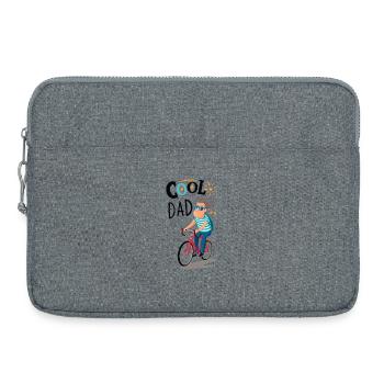 Cool Dad Cyclisme - Sacoche pour ordinateur portable 15 pouces - gris chiné - Devant