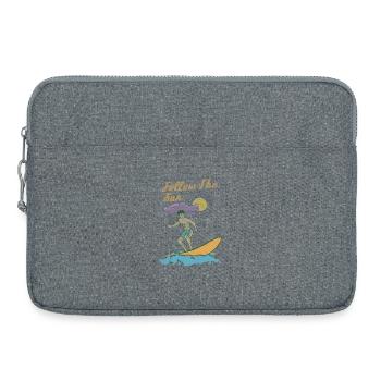 Follow the Sun - Laptoptasche 15" - Grau meliert - Vorne
