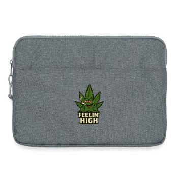 Feelin' High Leaf - Laptop bag 15" - heather grey - Front