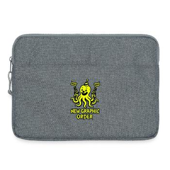 Nouvel ordre graphique Octopus - Sacoche pour ordinateur portable 15 pouces - gris chiné - Devant