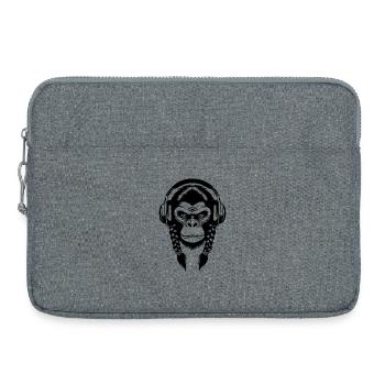 Nightlife Monkey Head Club Sound Edition Shirt - Laptop bag 15" - heather grey - Front