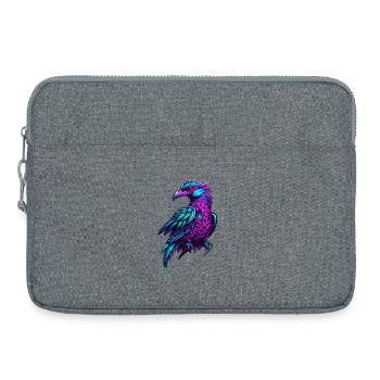 Vol de couleur Neon Phoenix - Sacoche pour ordinateur portable 15 pouces - gris chiné - Devant