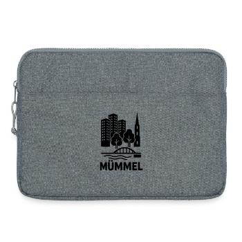 Mümmelmannsberg Hamburg - Laptop bag 15" - heather grey - Front