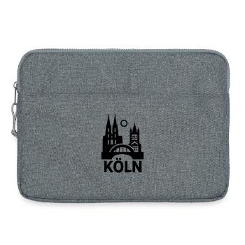 Cologne Silhouette - Laptop bag 15" - heather grey - Front