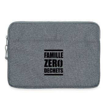 Zero Waste Familie - Laptoptasche 15" - Grau meliert - Vorne