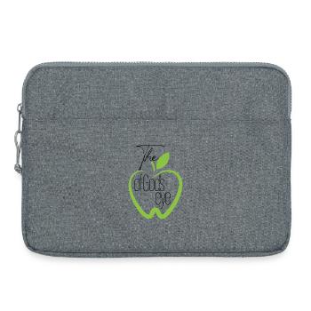 La prunelle de l’œil de Dieu - Sacoche pour ordinateur portable 15 pouces - gris chiné - Devant