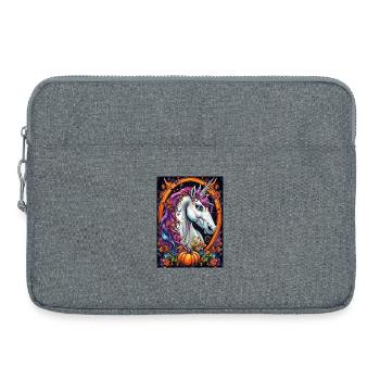 Couleur rêve licorne dans la bague d’automne - Sacoche pour ordinateur portable 15 pouces - gris chiné - Devant