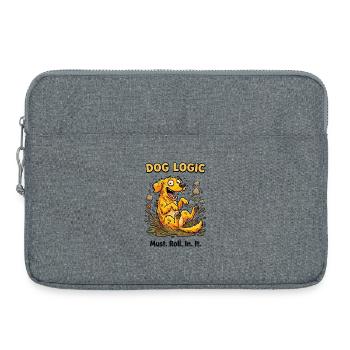 Dog Logic Matsch-Spaß - Laptoptasche 15" - Grau meliert - Vorne