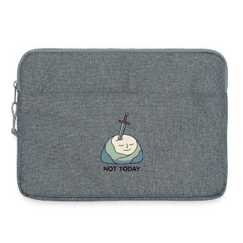 Not Today Excalibur Stone - Laptop bag 15" - heather grey - Front