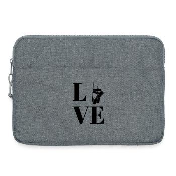 Liebesballett - Laptoptasche 15" - Grau meliert - Vorne