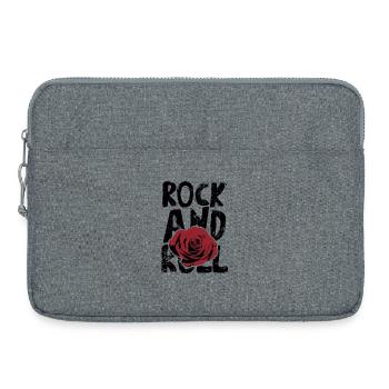Rock and Roll - Laptop bag 15" - heather grey - Front
