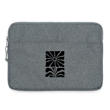 Bloom Design - custom design paint! - Laptop bag 15" - heather grey - Front