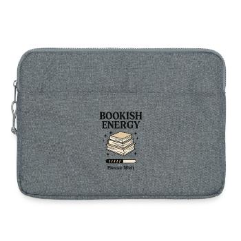Bookish Energy Charge Level - Laptop bag 15" - heather grey - Front