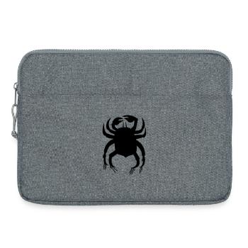 crab - Laptop bag 15" - heather grey - Front