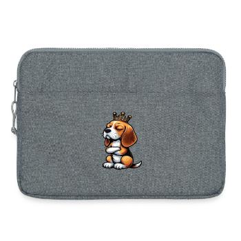 Beagle Propriétaire de Beagle Propriétaire de Beagle chien beagle - Sacoche pour ordinateur portable 15 pouces - gris chiné - Devant