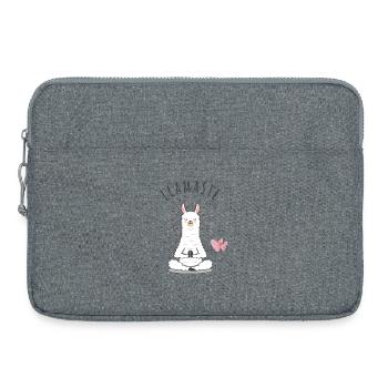 Llamaste Meditation Lama - Laptop bag 15" - heather grey - Front
