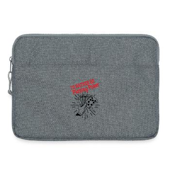 Meilleur poker que tout autre chose - Sacoche pour ordinateur portable 15 pouces - gris chiné - Devant