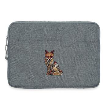 Fuchs - Laptoptasche 15" - Grau meliert - Vorne