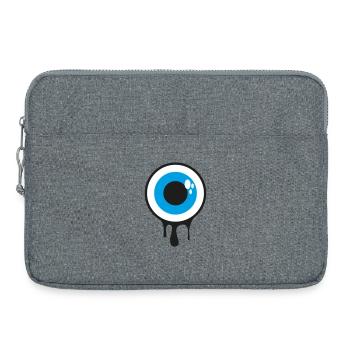Dripping Eye - Laptop bag 15" - heather grey - Front