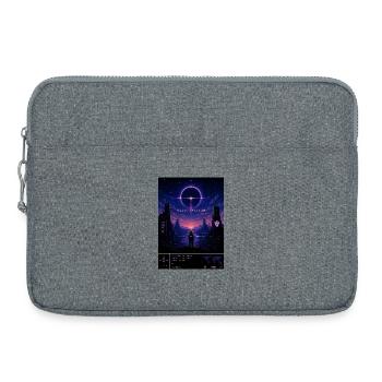 VOID//VISION – Pixel Void Dreams - Laptop bag 15" - heather grey - Front
