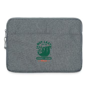 Not Lazy Energy Saving Mode - Laptoptasche 15" - Grau meliert - Vorne