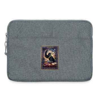 Krähe, der Magier - Laptoptasche 15" - Grau meliert - Vorne