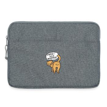 Leck Bömmelz!  - Laptoptasche 15" - Grau meliert - Vorne