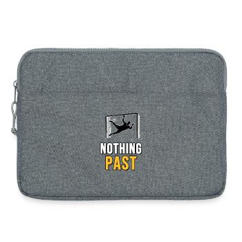 Nothing Goes - Goalkeeper - Laptop bag 15" - heather grey - Front