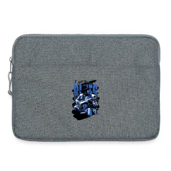 Got the blues - Laptop bag 15" - heather grey - Front