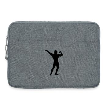 Bodybuilding - Laptoptasche 15" - Grau meliert - Vorne